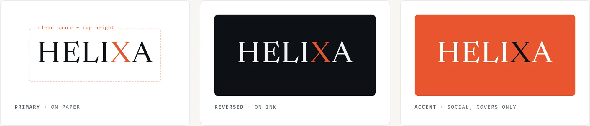 Brand Systems: Wordmark lockups